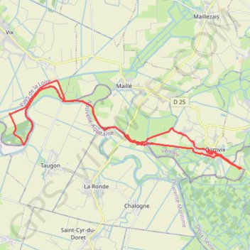 Rando Damvix GPS track, route, trail