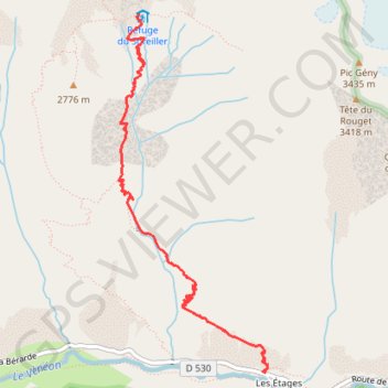 Massif du Soreiller GPS track, route, trail