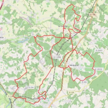 Rando du pays saintais 2021 - 40 km - 35338 - UtagawaVTT.com GPS track, route, trail