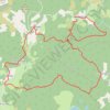Tarnac - Circuit 5, Bois et villages GPS track, route, trail