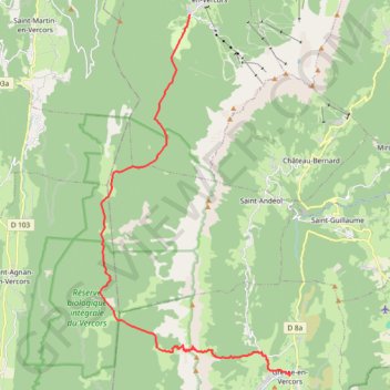 Corrençon-Gresse GPS track, route, trail