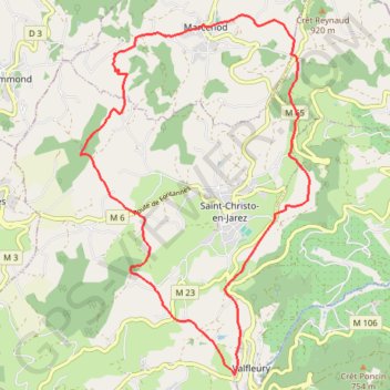 Saint Christo GPS track, route, trail