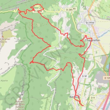 Le cernon GPS track, route, trail