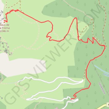 Baus de la Fréma GPS track, route, trail