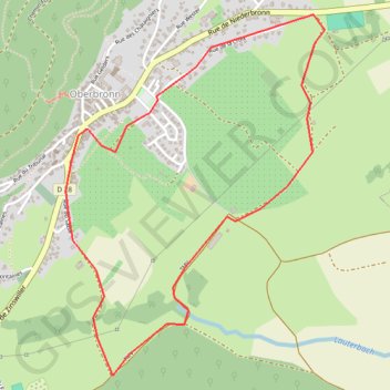 Circuit Paysager Oberbronn GPS track, route, trail