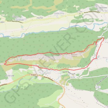 Baou roux GPS track, route, trail