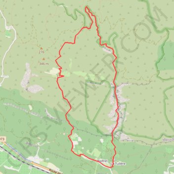 Randonnées dans les Gorges du Régalon Luberon GPS track, route, trail