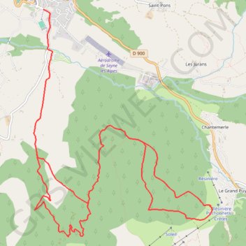Seyne - Grand-Puy GPS track, route, trail