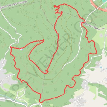 Massif du Kemberg GPS track, route, trail