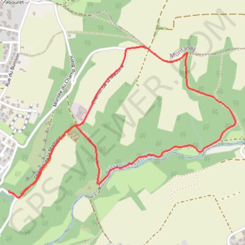 Le Bois Chante Grillet - Fleurieu-sur-Saône GPS track, route, trail