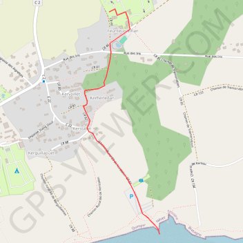 OpenLayers.Feature.Vector_1551 GPS track, route, trail
