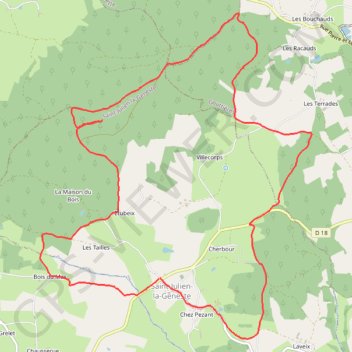 Saint-Julien-la-Geneste GPS track, route, trail