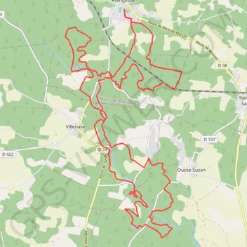 Arengosse GPS track, route, trail
