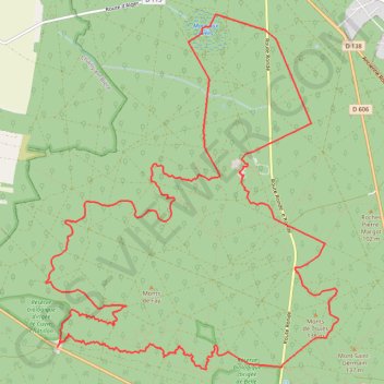 Rocher Cuvier-Chatillon GPS track, route, trail