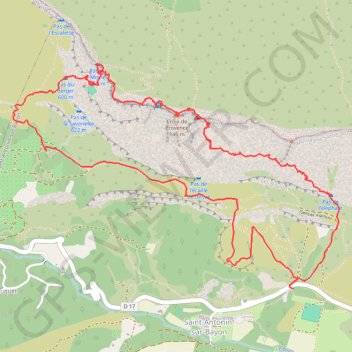 La Croix de Provence GPS track, route, trail