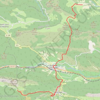 Pays Cathare J3 GPS track, route, trail