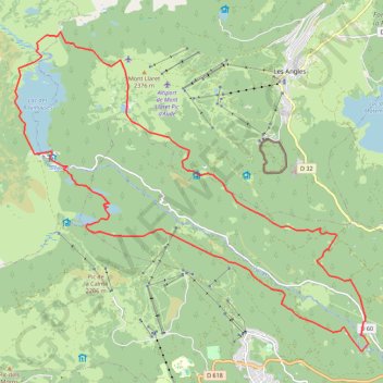 Capcir variante Mont Llaret GPS track, route, trail
