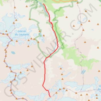 Col de la Roche Faurio GPS track, route, trail