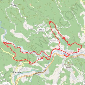 Reynes GPS track, route, trail