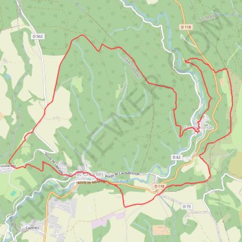 Caudebronde-sur-Dure GPS track, route, trail