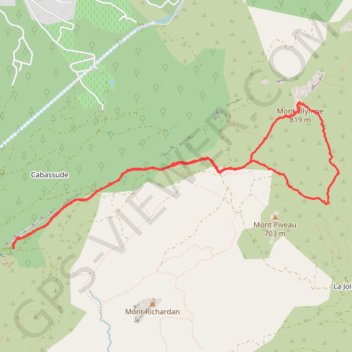 Saint Jean du Puy GPS track, route, trail