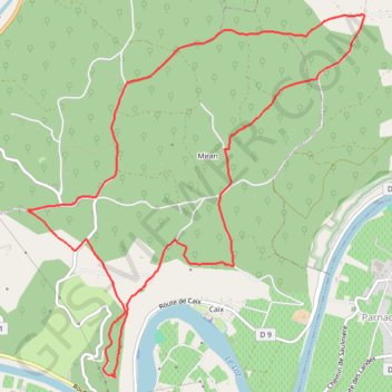 Luzech-Impernal GPS track, route, trail