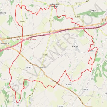 Beaumont-en-Auge GPS track, route, trail