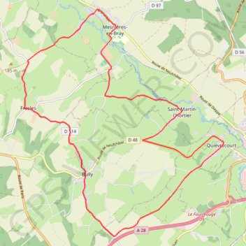 La Briquette - Mesnières-en-Bray GPS track, route, trail