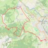 Oloron-Sainte-Marie - Entre Gaves et Joos en VTT GPS track, route, trail