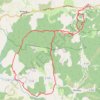 Tracé actuel: 08 FEV 2024 13:36 GPS track, route, trail