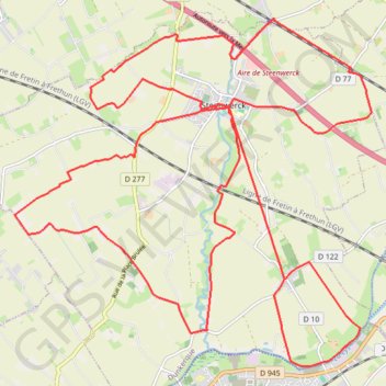 Autour de Steenwerck GPS track, route, trail