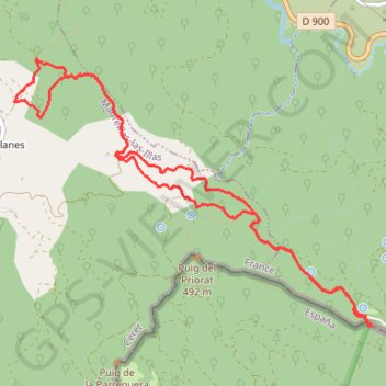 Panissars depuis Maureillas GPS track, route, trail
