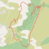 Boucle de la barre des Dourbes depuis les Dourbes le 12 oct. 2023 10:30:25 GPS track, route, trail