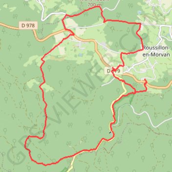 Les Gorges de la Canche GPS track, route, trail
