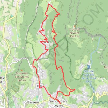 Pragondran - Montbasin GPS track, route, trail