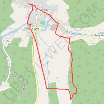 Les Sept charmes GPS track, route, trail