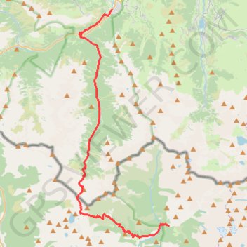 Randonnée du 01/08/2021 à 16:41 GPS track, route, trail