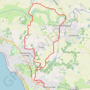 La-chaize-giraud-20km GPS track, route, trail