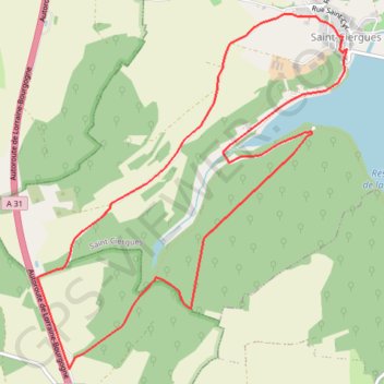 Sortie Saint Ciergues Chauvelin GPS track, route, trail