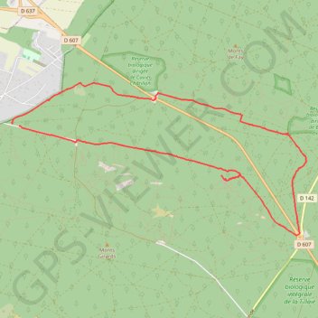 Marche Nordique Barbizon GPS track, route, trail