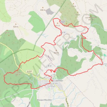 Villecroze-La Tour Grimaldi GPS track, route, trail