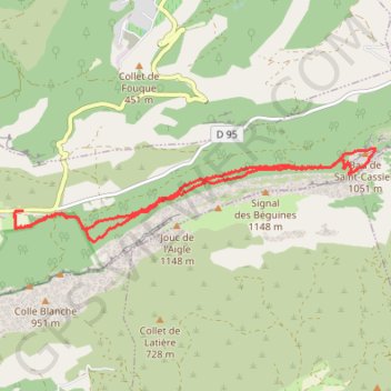 Le Paradis - La Sainte Baume GPS track, route, trail