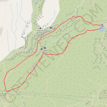 Aubagne enduro - Col de Garlaban GPS track, route, trail