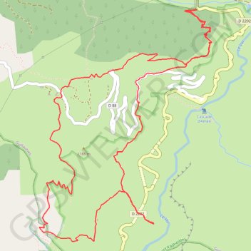 Gorges de Dalius (Alpes Maritimes) GPS track, route, trail