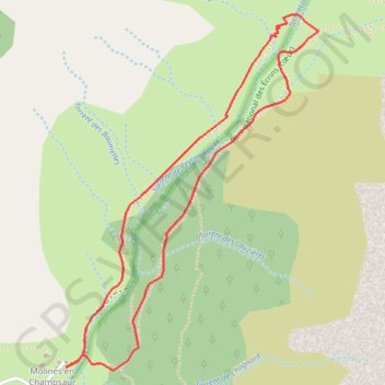 Cabane de Peyron Roux GPS track, route, trail
