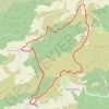 Balade au-dessus de Limousis GPS track, route, trail