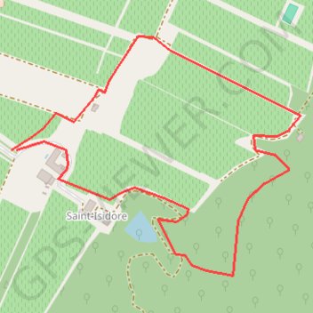 Saint isidore gpx GPS track, route, trail