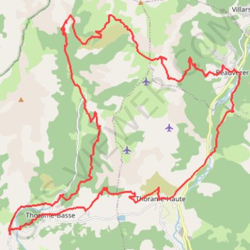 Tour de la Montagne de Chamatte GPS track, route, trail