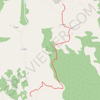 Arcusa - Santa Maria de Buil GPS track, route, trail