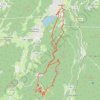 Allevard - Le Crêt du Poulet GPS track, route, trail